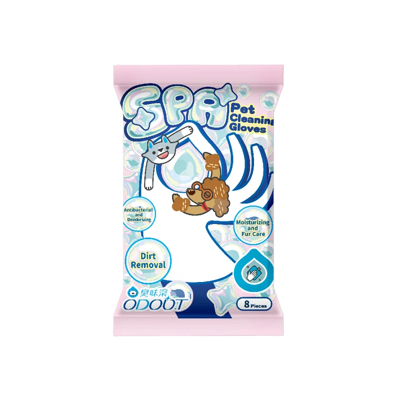 Pet SPA Cleaning Gloves Glove Wipes